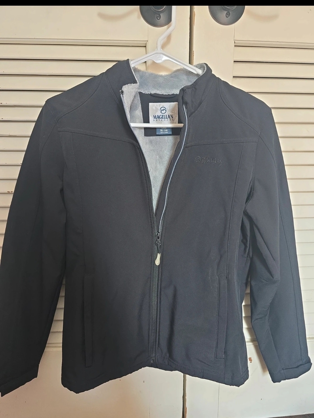 Magellan Outdoors Women's Dark Gray Softshell Utility Jacket